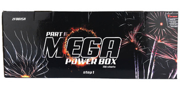 Bateria MEGA POWER BOX PART 1, 232 strzały, 25/30mm - Surex