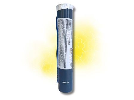 MINA DYMNA ŻÓŁTA Z ZAPALNIKIEM - CRACKLING - 40mm