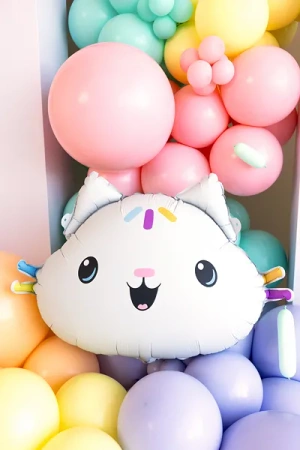 Balon foliowy - Koci Domek Gabi - Łakotek - 67 x 43cm