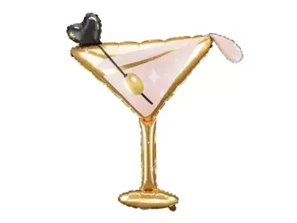 Balon foliowy, Kieliszek, Martini -126 x 93cm