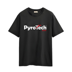 T-SHIRT PyroTech SHOP - XL - czarny - 1 szt.