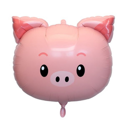 Balon Foliowy Świnka - 54 x 58 cm
