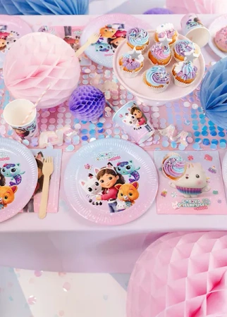 Talerzyki Koci Domek Gabi - Gabi i przyjaciele - 23cm - 6 sztuk