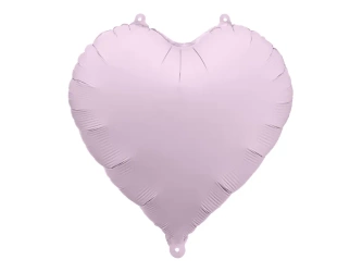 Balon foliowy Serce, pastelowy fioletowy, 45cm