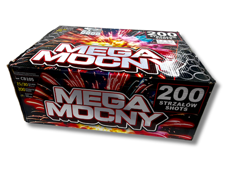 WYRZUTNIA MEGA MOCNY, 200 strzałów, 25-30 mm, CB105, Jorge