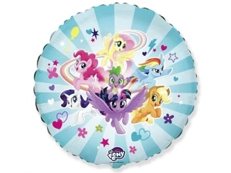 Balon foliowy 45cm, My Little Pony, drużyna, 1 szt.