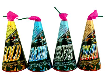 Mini fontanny, Mix efektów, 4 sztuki - Jorge