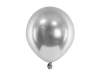 Balony Glossy 12cm - Srebrny - 50 szt.