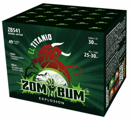 WYRZUTNIA HUKOWA EL TITANIO, 49 strzałów, 30 mm, ZB541, ZomBum