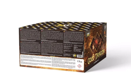 Wyrzutnia GOLD DRAGON - 80 strzałów - 25mm - PC1W8 4/1