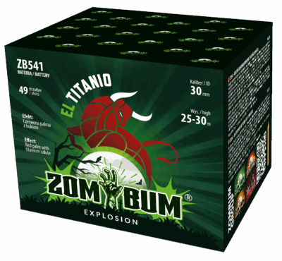 WYRZUTNIA HUKOWA EL TITANIO, 49 strzałów, 30 mm, ZB541, ZomBum