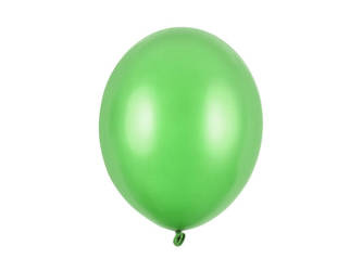 Balony lateksowe 30cm, jasnozielony metalizowany, 25 szt.