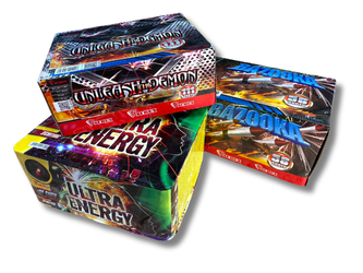 ZESTAW SYLWESTROWY 3 WYRZUTNIE