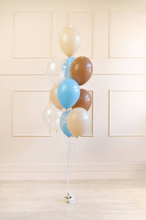 Balony lateksowe 30cm - nude - mix - 10 szt.