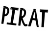 Baner imprezowy, Pirates Party, Czarny - 14 x 100 cm