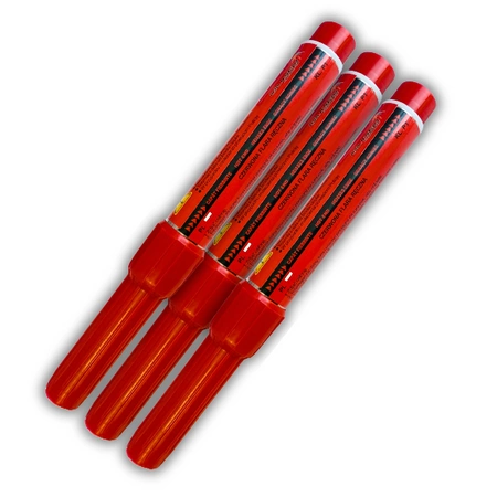 ZESTAW 3 x  BARDZO MOCNA CZERWONA RACA METALOWA - 60 sekund - MAXSEM