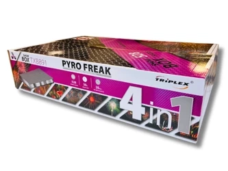 Bateria PYRO FREAK, 528 strzałów, 20mm - Triplex