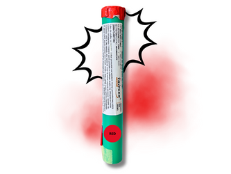 Mina dymna (hukowa) - Czerwona - XF3001-1 - Triplex