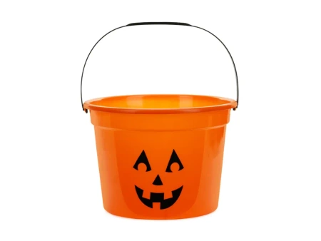 Wiaderko Dynia - 20.5x15cm - pomarańczowy