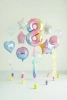 Balon foliowy - Cyfra 8 - Kolorowa - 86cm