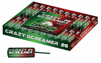 PETARDY BŁYSKOWE Z PISKIEM CRAZY SCREAMER 2G, 20 szt., ZB307, ZomBum