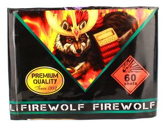 BATERIA FIRE WOLF 60 STRZAŁÓW MIX EFEKTÓW Superpower