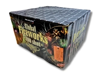 Bateria GLOBAL FIREWORKS, 100 strzałów, 25mm - Triplex