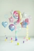Balon foliowy - Cyfra 9 - Kolorowa - 86cm