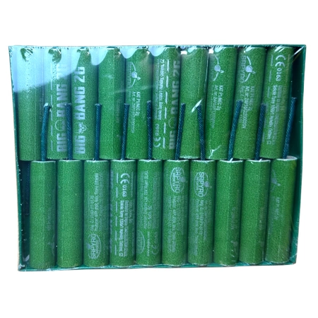 PETARDY HUKOWE BIGBANG 2G ZIELONE - 20 sztuk - CLE002GN  - SRPYRO