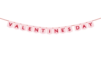 Baner papierowy, Valentines Day - 150 x 13cm