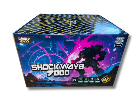 Bateria Shock Wave 9000, 100 strzałów, 30mm - DANGER  HOBBY