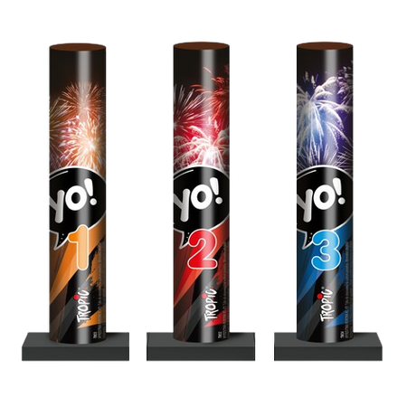 SINGLE SHOT YO!, 3 szt, 44 mm, Tropic, TMO