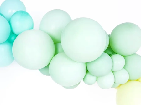 Balony lateksowe 23 cm Pastel Pistachio (PISTACJOWY) 100 szt.