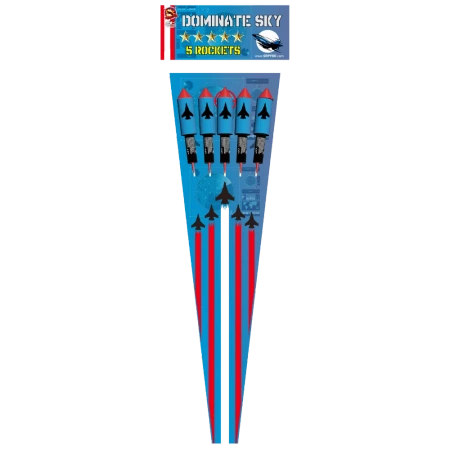ZESTAW RAKIET DOMINATE SKY, 5 szt., ,42mm, CLE2596Z SRPYRO
