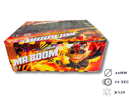 Bateria MR. BOOM, 130 strzałów, 20 mm, C13020M, Klasek