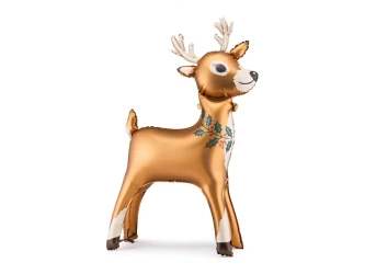 Stojący balon foliowy Renifer - 65 x 105cm