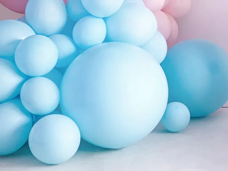 Balony lateksowe 60 cm Pastel Light Blue (JASNOBŁĘKITNY) 1 szt.