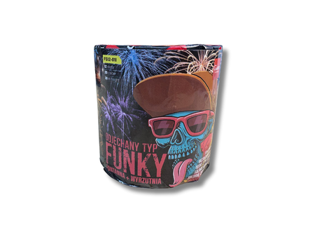 Bateria + fontanna FUNKY, 12 strzałów, 20 mm, FS12-01I, Gaoo