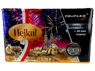 Bateria HEJKA!, 100 strzałów, 20mm - Triplex
