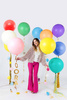 Balon lateksowy 60 cm Pastel Baby Pink (RÓŻOWY) 1 szt.