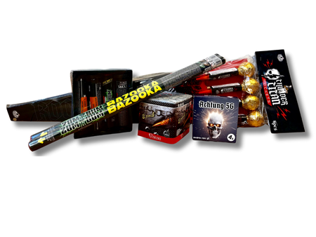 ZESTAW SYLWESTROWY, DLA MIŁOŚNIKÓW HUKU, 5 ELEMENTÓW 