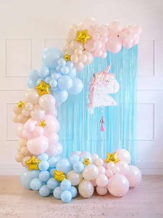 Balony lateksowe 23 cm Pastel Baby Blue (BŁĘKITNY) 100 szt.
