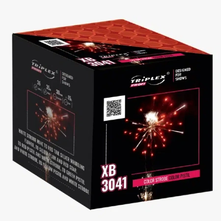 WYRZUTNIA COLOR STROBE COLOR PISTIL - 36 strzałów - 30mm - XB3041 - Triplex