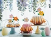 Toppery na tort - Kwiaty - 13cm - 8 sztuk