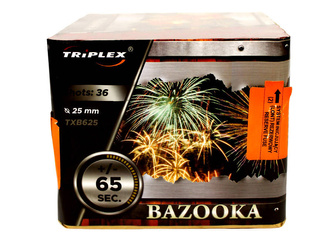 Bateria BAZOOKA, 36 strzałów, 25mm - Triplex