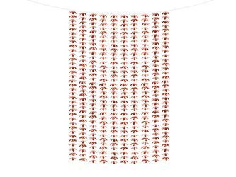 Girlanda na tło, Kwiatki, Różowe Złoto - 100 x 210 cm