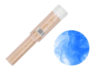 Świeca dymna z rączką - niebieska - It's a boy" - 1 sztuka