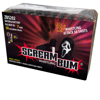 PISZCZKI WHISTLING ATTACK, SCREAM BUM, 50 strzałów, ZBS202, ZomBum