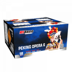 Wyrzutnia PEKING OPERA 6 - 138 strzałów - 25/30mm - RIAKEO