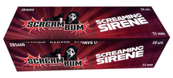RACE PISTOLETOWE, Screaming Sirene ScreamBum, 50 szt., ZBS600, ZomBum